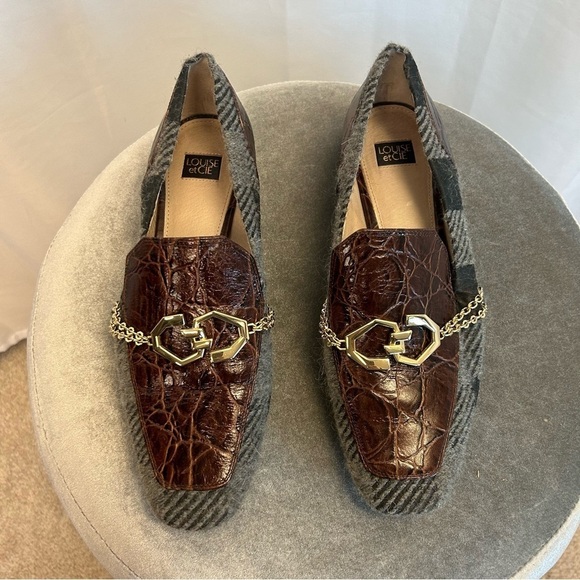 Louise et Cie Leather Loafers Everland Fudge Mutli Sz 9 - Picture 5 of 11